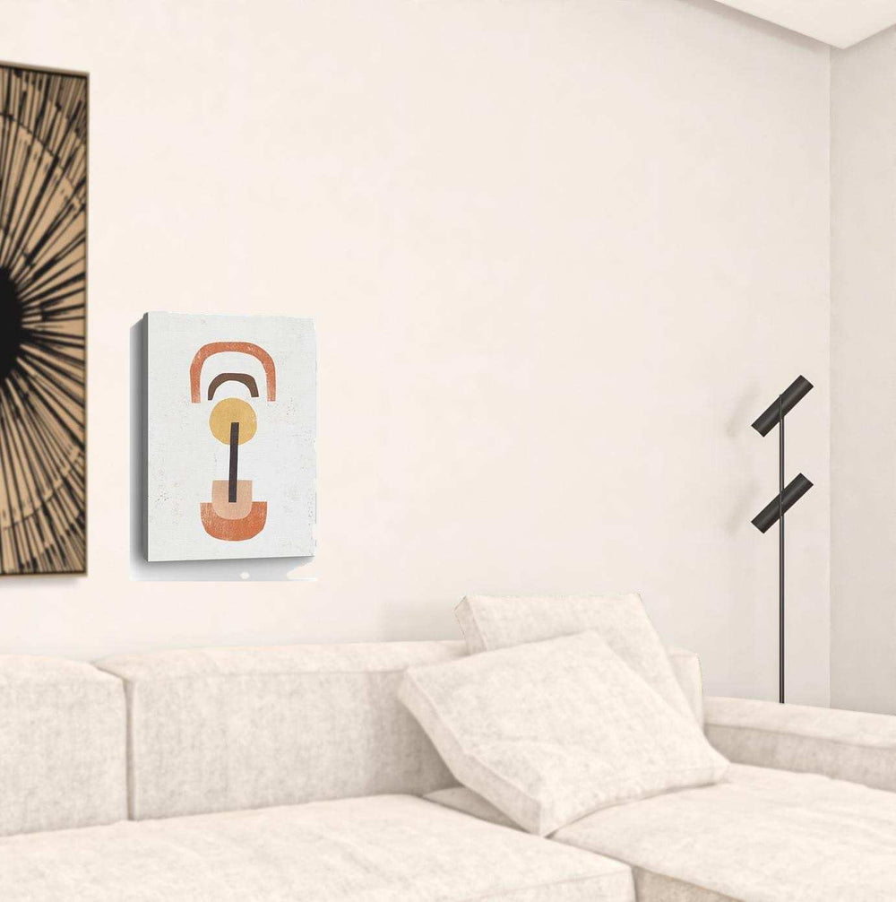 Abstract Shapes In Balance Unframed Print Wall Art - Homeroots - Flyclothing LLC