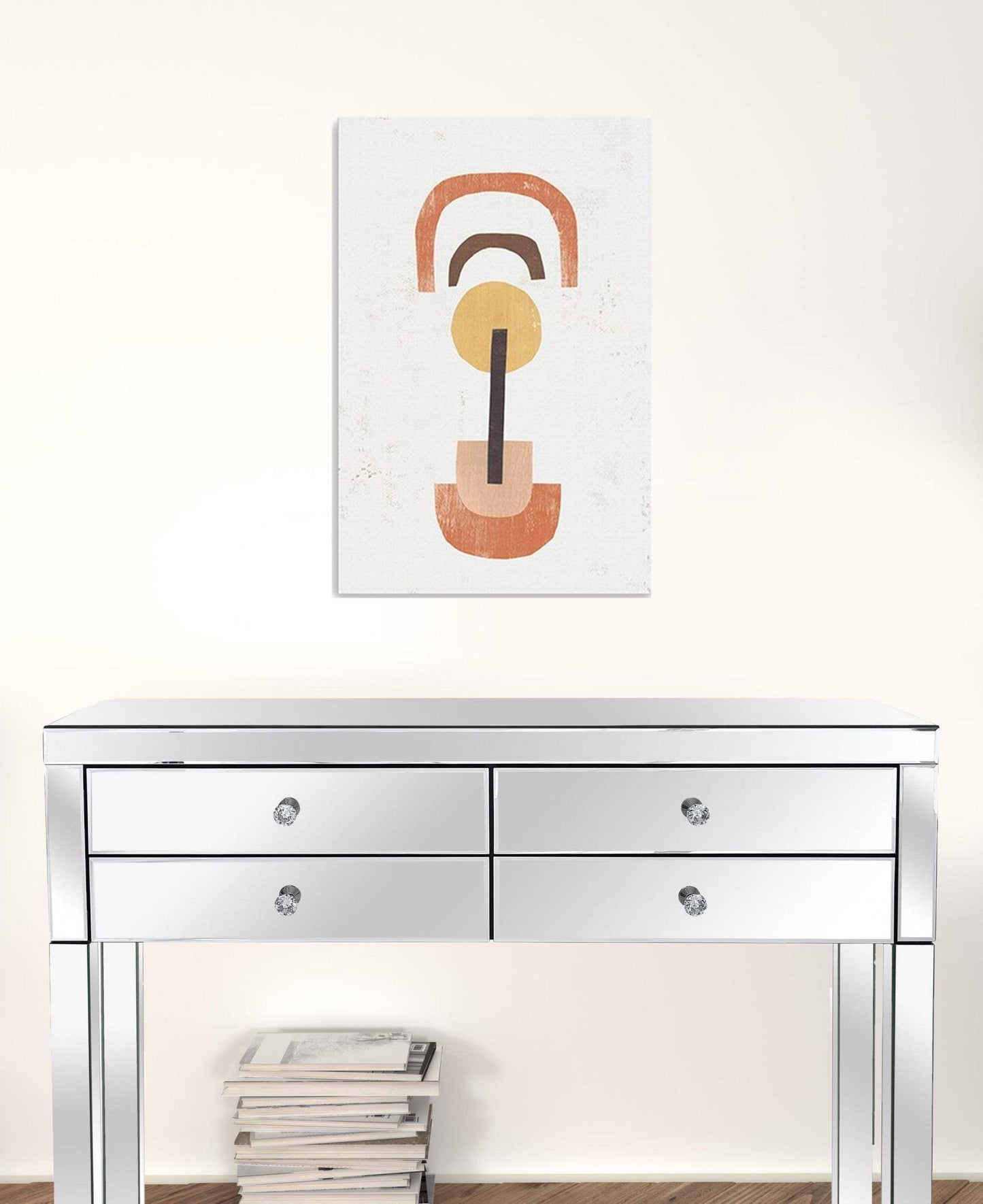 Abstract Shapes In Balance Unframed Print Wall Art - Homeroots - Flyclothing LLC