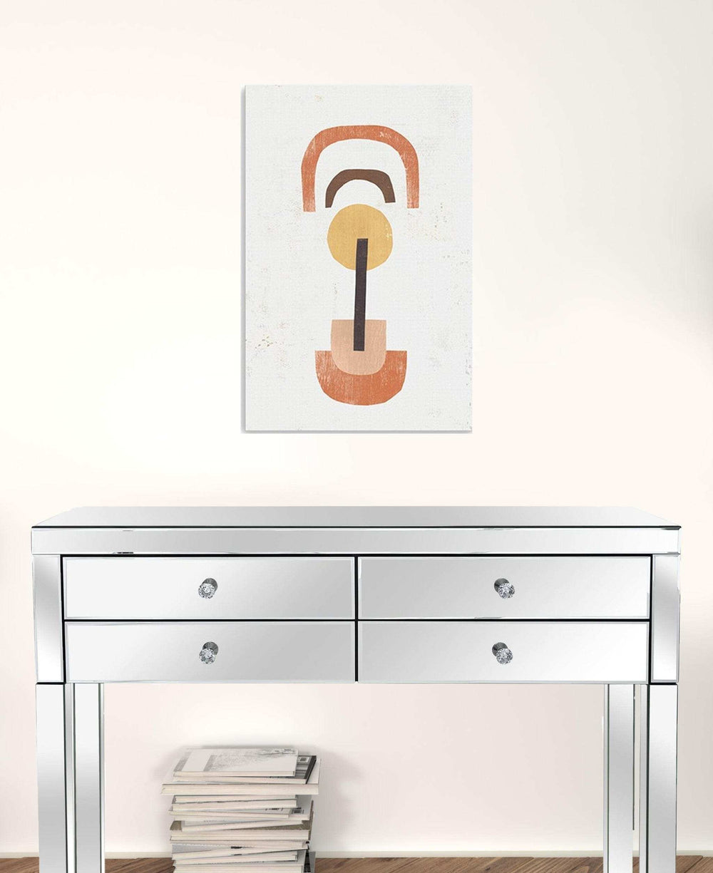 Abstract Shapes In Balance Unframed Print Wall Art - Homeroots - Flyclothing LLC