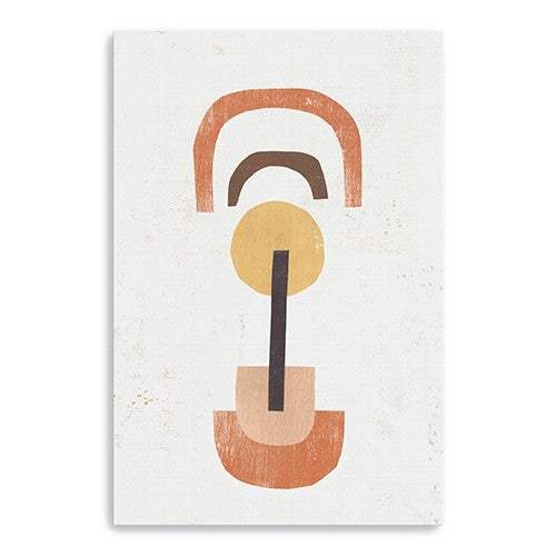 Abstract Shapes In Balance Unframed Print Wall Art - Homeroots - Flyclothing LLC