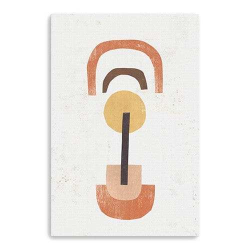 Abstract Shapes In Balance Unframed Print Wall Art - Homeroots - Flyclothing LLC