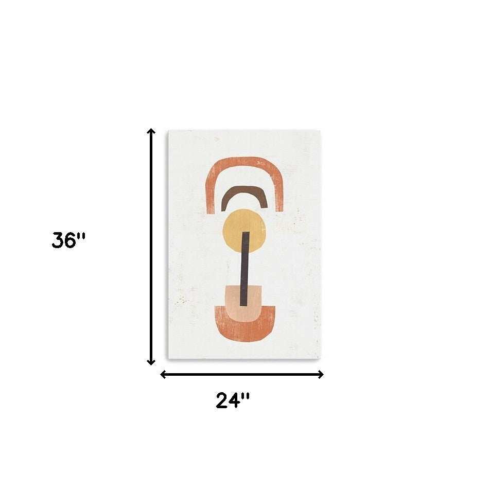 Abstract Shapes In Balance Unframed Print Wall Art - Homeroots - Flyclothing LLC