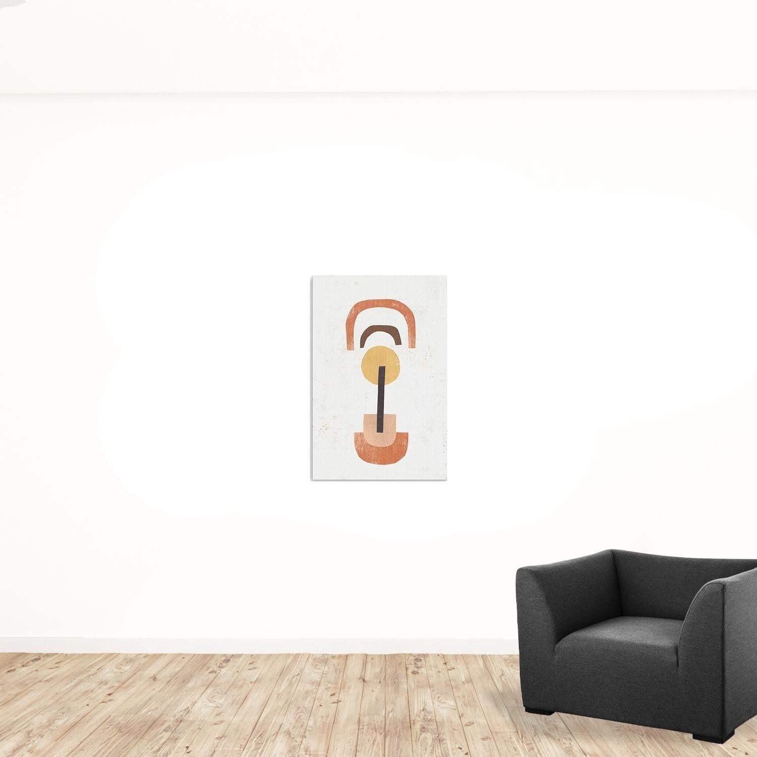 Abstract Shapes In Balance Unframed Print Wall Art - Homeroots - Flyclothing LLC