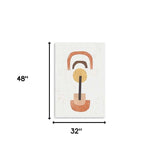 Abstract Shapes In Balance Unframed Print Wall Art - Homeroots - Flyclothing LLC