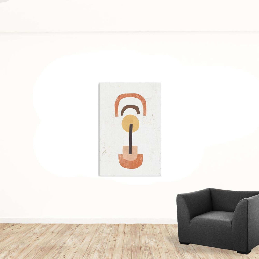 Abstract Shapes In Balance Unframed Print Wall Art - Homeroots - Flyclothing LLC