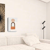 Abstract Orange Shapes In Balance Unframed Print Wall Art - Homeroots - Flyclothing LLC