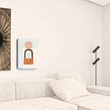 Abstract Orange Shapes In Balance Unframed Print Wall Art - Homeroots - Flyclothing LLC