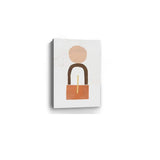 Abstract Orange Shapes In Balance Unframed Print Wall Art - Homeroots - Flyclothing LLC