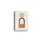 Abstract Orange Shapes In Balance Unframed Print Wall Art - Homeroots - Flyclothing LLC