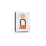 Abstract Orange Shapes In Balance Unframed Print Wall Art - Homeroots - Flyclothing LLC