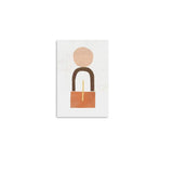 Abstract Orange Shapes In Balance Unframed Print Wall Art - Homeroots - Flyclothing LLC