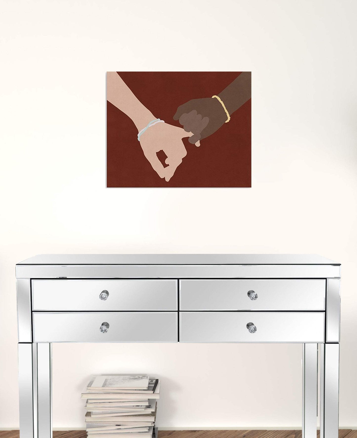 Small Friendship Promise Canvas Wall Art - Homeroots - Flyclothing LLC