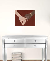 Small Friendship Promise Canvas Wall Art - Homeroots - Flyclothing LLC