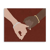 Large Friendship Promise Canvas Wall Art - Homeroots - Flyclothing LLC
