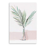 Pretty Green Foliage Pink Unframed Print Wall Art - Homeroots - Flyclothing LLC