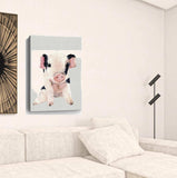 Cute Pink Piglet Unframed Print Wall Art - Homeroots - Flyclothing LLC