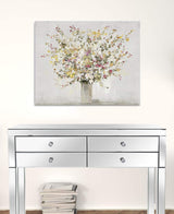 Large Colorful Wildflowers in a Vase Canvas Wall Art - Homeroots - Flyclothing LLC