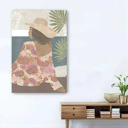 Bohemian Terracotta Lady Unframed Print Wall Art - Homeroots - Flyclothing LLC