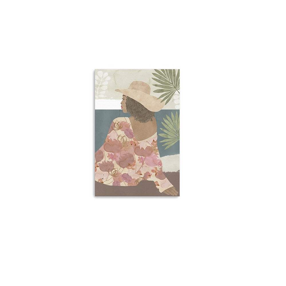 Bohemian Terracotta Lady Unframed Print Wall Art - Homeroots - Flyclothing LLC