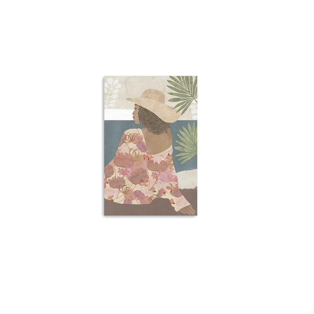 Bohemian Terracotta Lady Unframed Print Wall Art - Homeroots - Flyclothing LLC