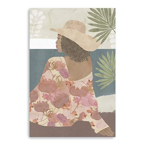 Bohemian Terracotta Lady Unframed Print Wall Art - Homeroots - Flyclothing LLC