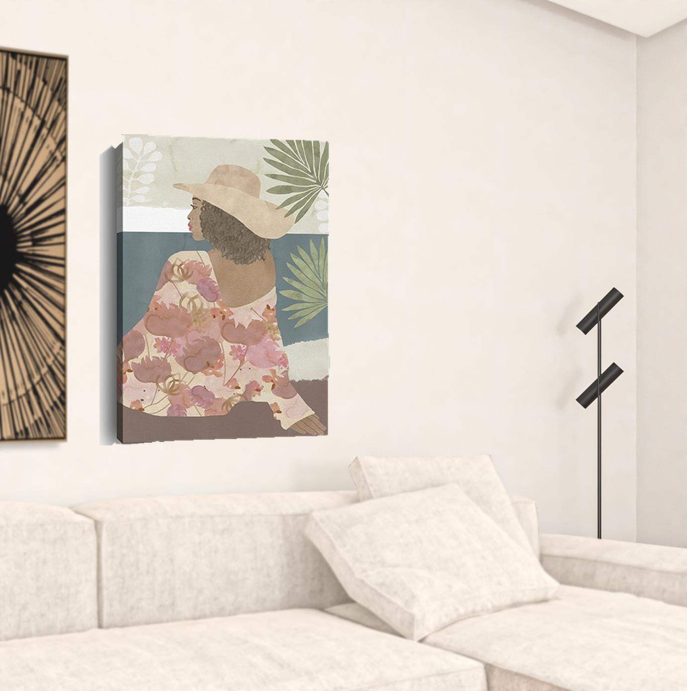 Bohemian Terracotta Lady Unframed Print Wall Art - Homeroots - Flyclothing LLC