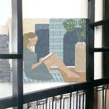 Bohemian Book Lady Unframed Print Wall Art - Homeroots - Flyclothing LLC