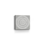 Boho White Mandala Unframed Print Wall Art - Homeroots - Flyclothing LLC
