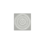 Boho White Mandala Unframed Print Wall Art - Homeroots - Flyclothing LLC