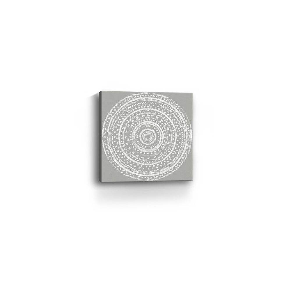 Boho White Mandala Unframed Print Wall Art - Homeroots - Flyclothing LLC