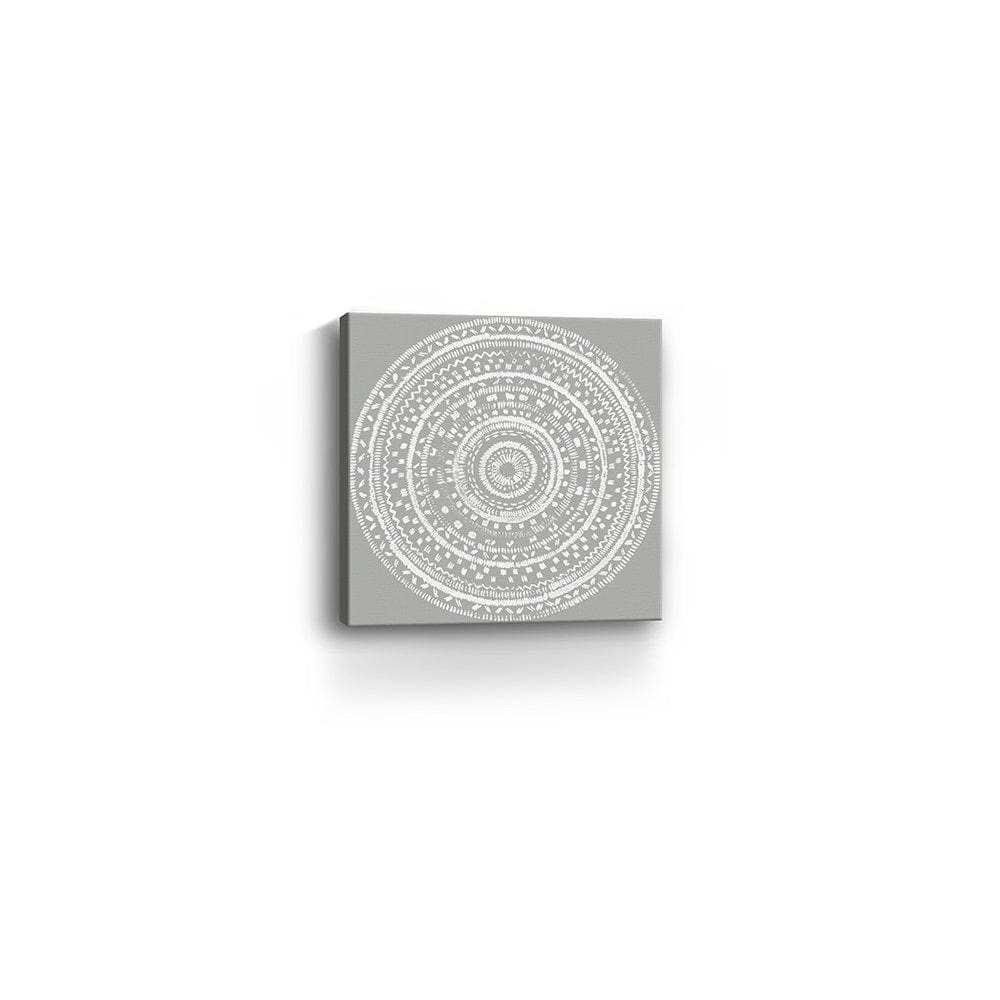 Boho White Mandala Unframed Print Wall Art - Homeroots - Flyclothing LLC