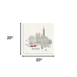 Nyc Cafline Work Unframed Print Wall Art - Homeroots - Flyclothing LLC