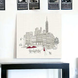 Nyc Cafline Work Unframed Print Wall Art - Homeroots - Flyclothing LLC
