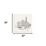 Nyc Cafline Work Unframed Print Wall Art - Homeroots - Flyclothing LLC
