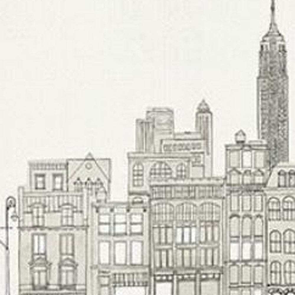 Nyc Cafline Work Unframed Print Wall Art - Homeroots - Flyclothing LLC