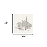 Nyc Cafline Work Unframed Print Wall Art - Homeroots - Flyclothing LLC