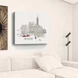 Nyc Cafline Work Unframed Print Wall Art - Homeroots - Flyclothing LLC