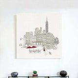 Nyc Cafline Work Unframed Print Wall Art - Homeroots - Flyclothing LLC