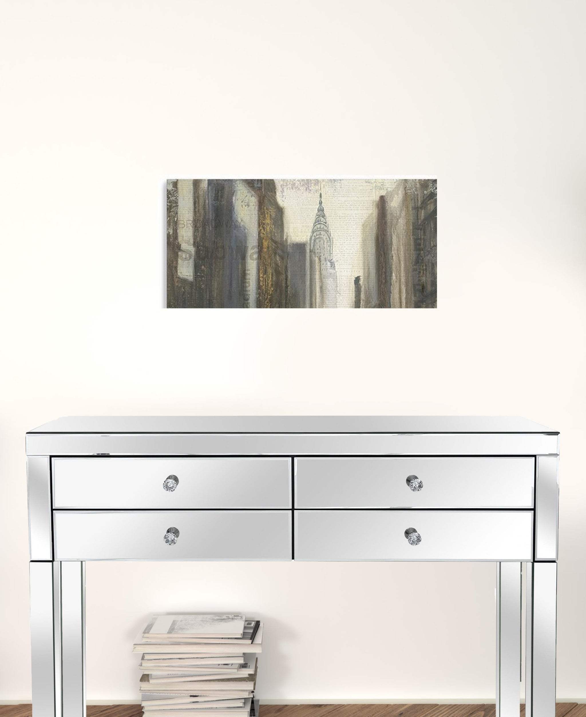 Nyc Urban Street Scene Unframed Print Wall Art - Homeroots - Flyclothing LLC