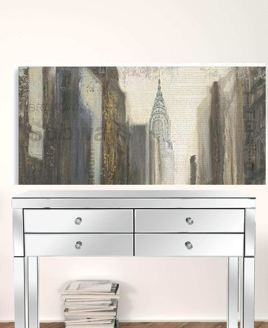 Nyc Urban Street Scene Unframed Print Wall Art - Homeroots - Flyclothing LLC