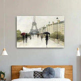 Parisian Rainy Day Unframed Print Wall Art - Homeroots - Flyclothing LLC