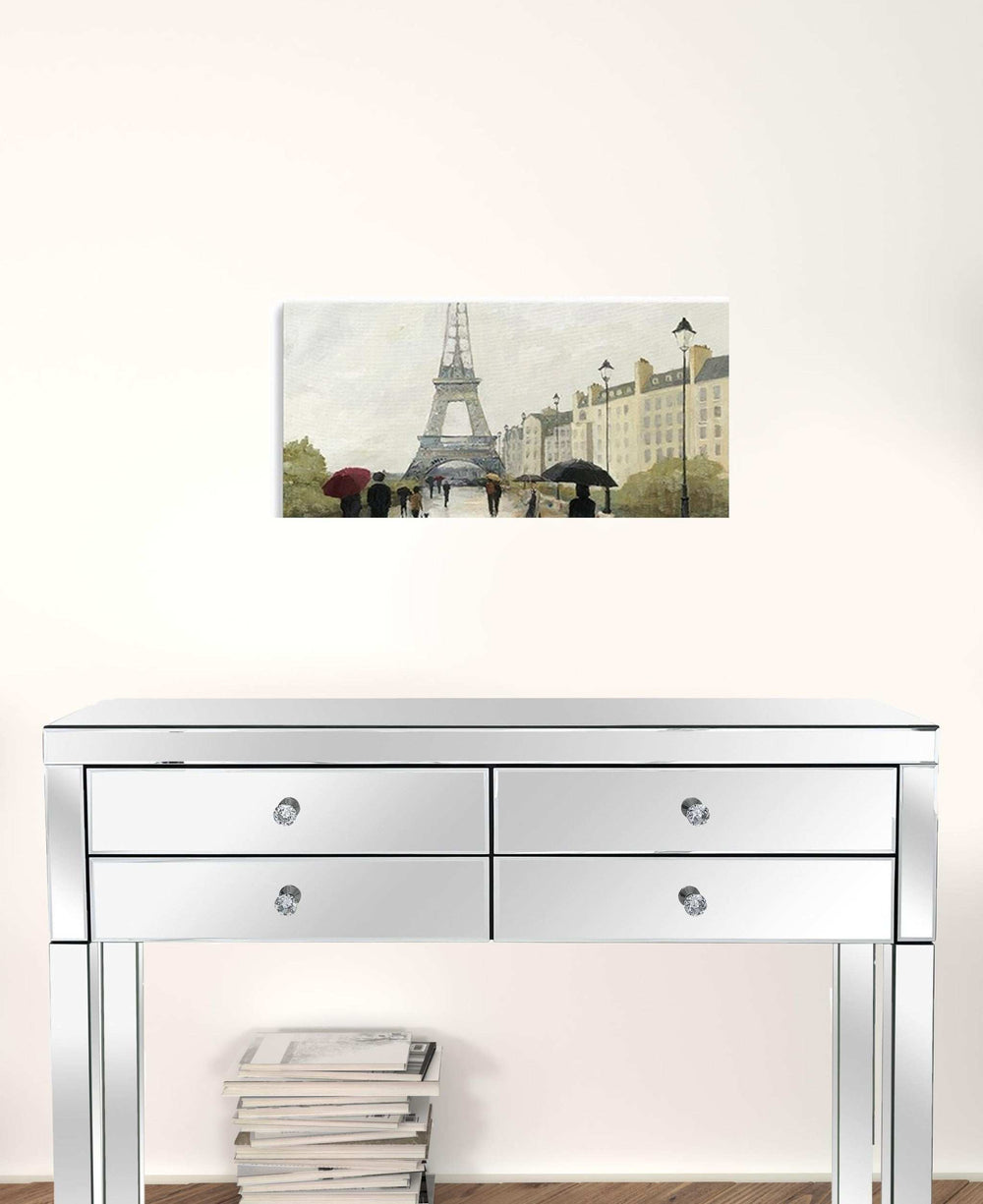 Parisian Rainy Day Unframed Print Wall Art - Homeroots - Flyclothing LLC