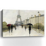 Parisian Rainy Day Unframed Print Wall Art - Homeroots - Flyclothing LLC