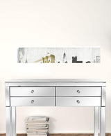 Nyc Golden Bridge Skyline Unframed Print Wall Art - Homeroots - Flyclothing LLC