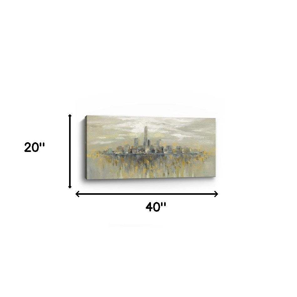 Artistic Manhattan City Skyline Unframed Print Wall Art - Homeroots - Flyclothing LLC