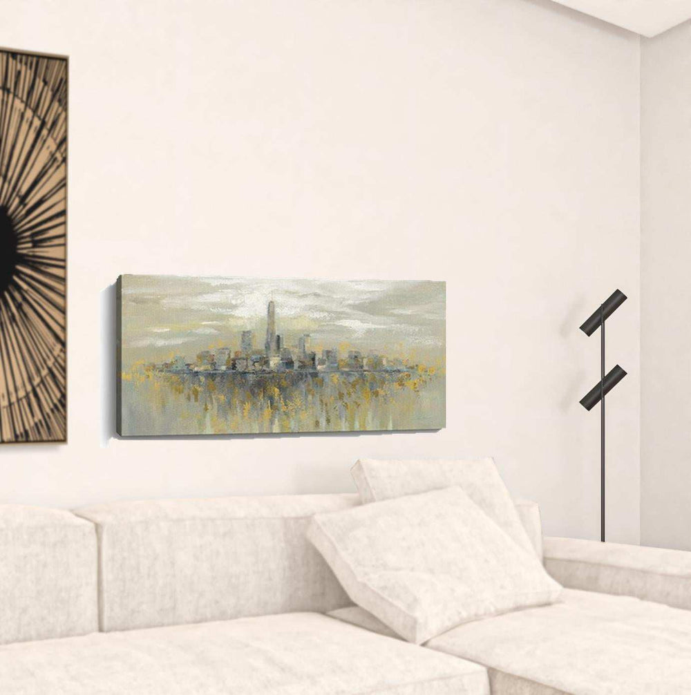 Artistic Manhattan City Skyline Unframed Print Wall Art - Homeroots - Flyclothing LLC