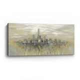 Artistic Manhattan City Skyline Unframed Print Wall Art - Homeroots