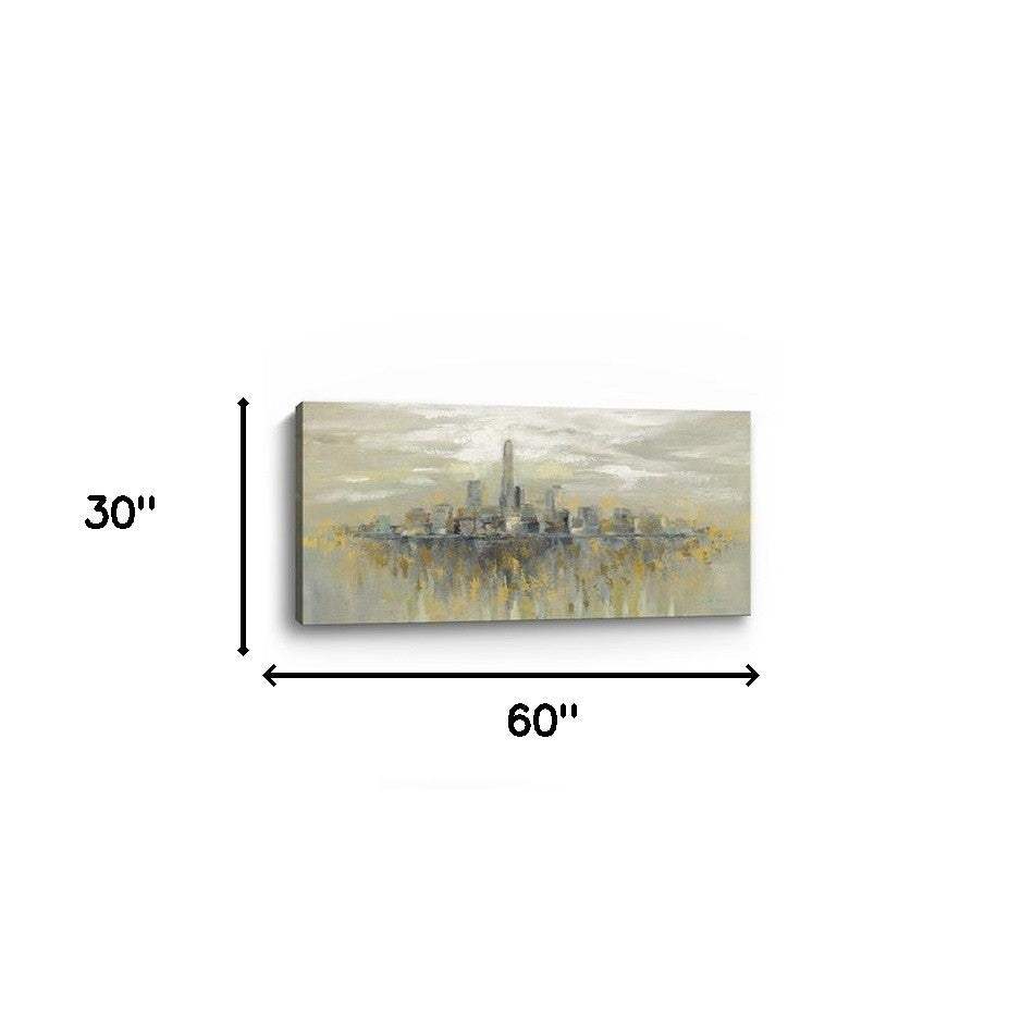 Artistic Manhattan City Skyline Unframed Print Wall Art - Homeroots - Flyclothing LLC