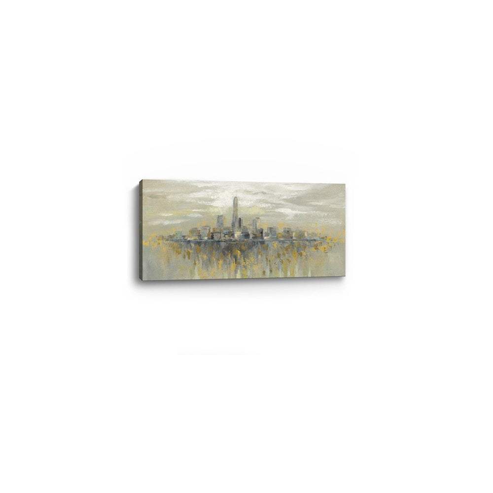 Artistic Manhattan City Skyline Unframed Print Wall Art - Homeroots - Flyclothing LLC