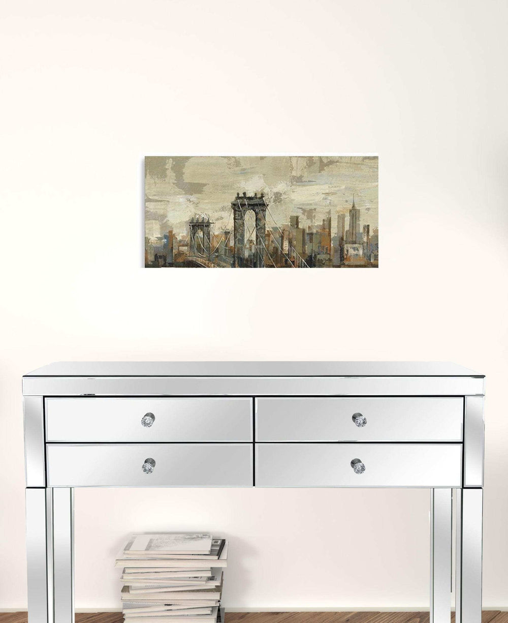 Vintage Inspired Nyc City Skyline Unframed Print Wall Art - Homeroots - Flyclothing LLC